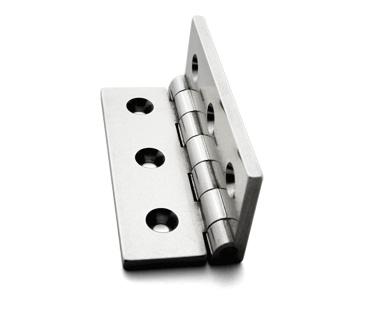 Brusso Hinge Butt 95 Degree Stopped Stainless Steel 2