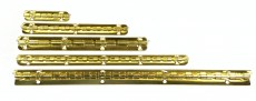 Box Hinges : Hinge, Quadrant, Brass, stayed at 95 degrees, each leaf 1  1/2inch (38.10mm) x 1 3/4 inches (44.45mm), Pair, #HD-680