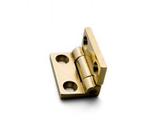 Small Brass Plated Hinges for small boxes: Hinges for Antique Trunks